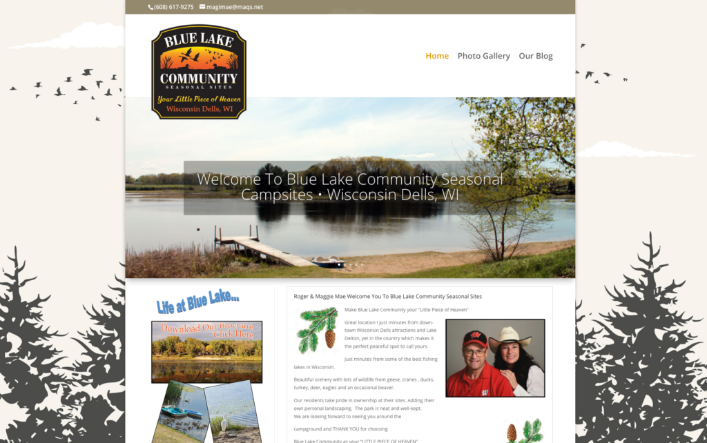 Blue Lake Community Seasonal Camp Sites • Wisconsin Dells, Wisconsin ...